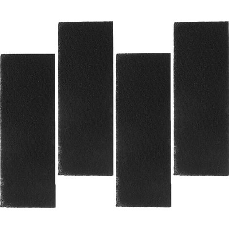 4 x Activated Carbon Filters, Anti Odour Cat Litter, Suitable for Cat Litter, Kitchen Bins and Composters, Efficiency and Easy Installation (1/5)