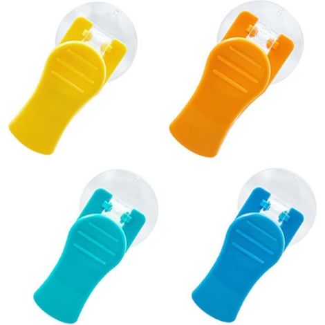 Set di 4 porta biglietti per parabrezza, porta biglietti di parcheggio, clip per occhiali da sole per finestrino auto, clip per carte con ventosa