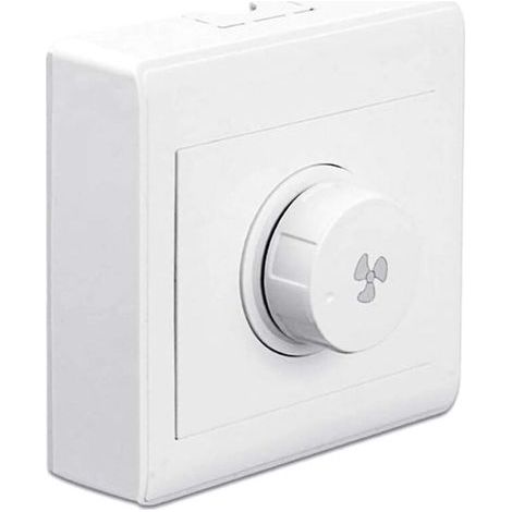 Ventilateur de plafond type 86, variateur de vitesse progressif, interrupteur mural, 220 V, 10 A, pour variateur 15–300 W - Crezuo (1/4)