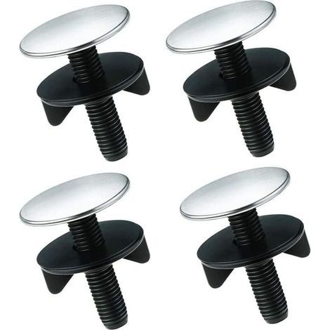 4 Pièces Robinet Trou Couvercle, Robinet Couvercle Trou Cuisine, Bouchon Trou Robinet D'évier, Acier Inoxydable Robinet Trou Couvercle pour Accessoires d'évier Cuisine, Salle Bain à Maison (12-40mm) (1/4)