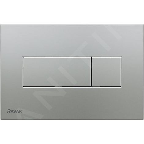 Ravak UNI - Plaque de déclenchement pour WC, satin X01456