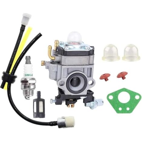 Carburateur de remplacement pour Mitsubishi MP11-001 CG260 TL26 TL33 TU26 TU33 de remplacement pour Zenoah G23LH G26L débroussailleuse 1E34F 1E36F moteur (1/4)