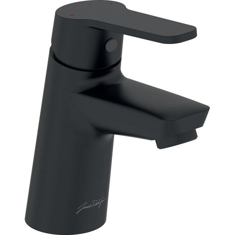 Jacob Delafon E29869-BL Miscelatore Lavabo Magnete con Scarico, Finitura Nero Opaco (1/4)