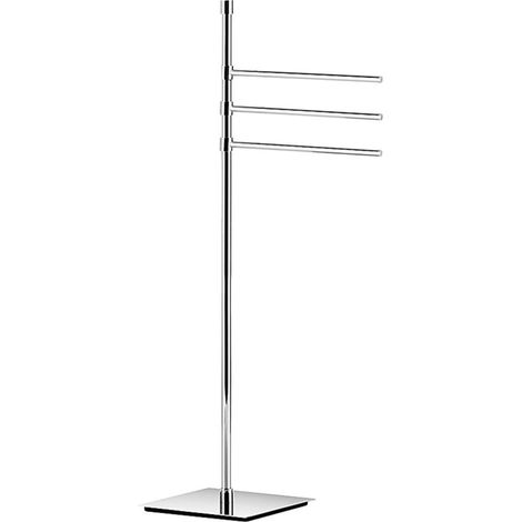 Lineabeta - Support de sol avec 3 porte-serviettes et base carrée