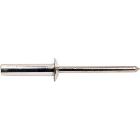250 Rivets Aveugles Etanches Tête Ronde GOSTOP TRS 4.8 x 12.5 mm - Aluminium/Acier - D-Work