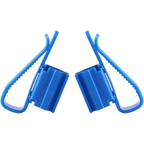 2 Pieces Adjustable Plastic Hose Clips/Hose Clamps for Aquarium Water Hose, Fish Tank Mounting Clamp, Hose Holder for 8-16mm Water Hoses (1/5)