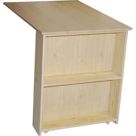 Klappschreibtisch PORTO / Lack Natur/ 63x90x72