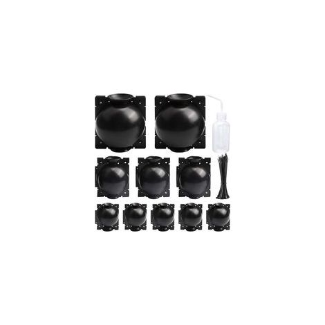Set di 10 palline per margotta aerea – 5 piccole, 3 medie, 2 grandi – 100 fascette in nylon – Bottiglia per annaffiare da 250 ml – 100 fascette (1/4)