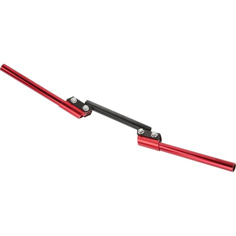 Guidon de moto universel réglable de 22 mm pour voitures de sport, voitures de ville, quads, scooters et véhicules tout-terrain (rouge) (1/5)