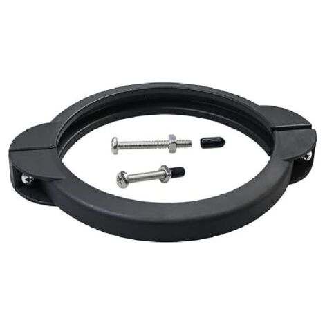 Collier de serrage de piscine de rechange 80110-2 avec vis, compatible avec les pompes à filtre à sable Intex de 12 et 14 pouces (débit : 2 100 et 2 800 gal/h) pour piscines hors sol