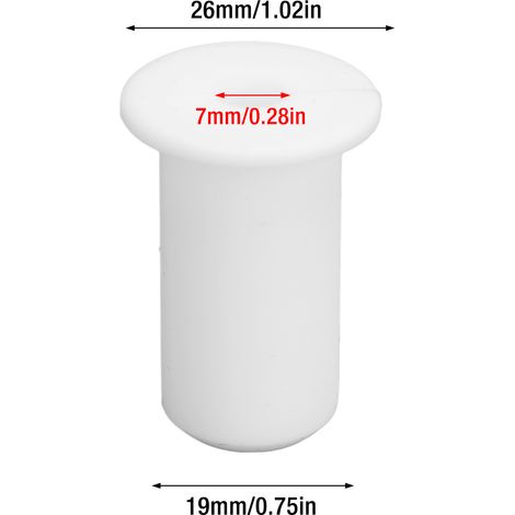 Ortviai Kit de gestion de câbles Starlink – 10 embouts étanches en silicone blanc pour câble Ø19 mm (1/4)