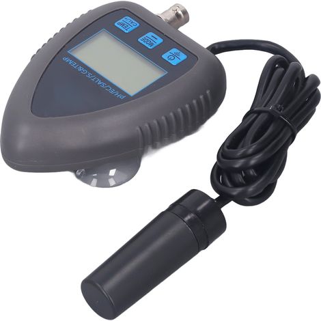 Intelligentes WLAN-Wasserqualitätsmessgerät zur Überwachung von pH-Wert, elektrischer Leitfähigkeit, Salzgehalt, spezifischem Gewicht und Temperatur (EU-Stecker, 230-240 V) (1/5)