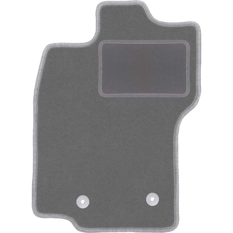 Alfombrilla de terciopelo para el conductor para: Jaguar XF I 4WD X250 sedán, familiar (2007-2015) grafito