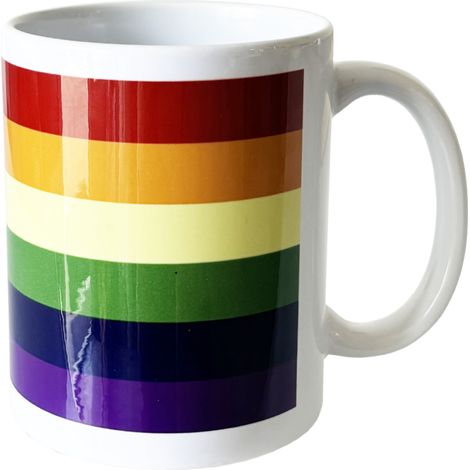 Mug en Céramique Arc-en-Ciel Pride 350 ml (1/2)