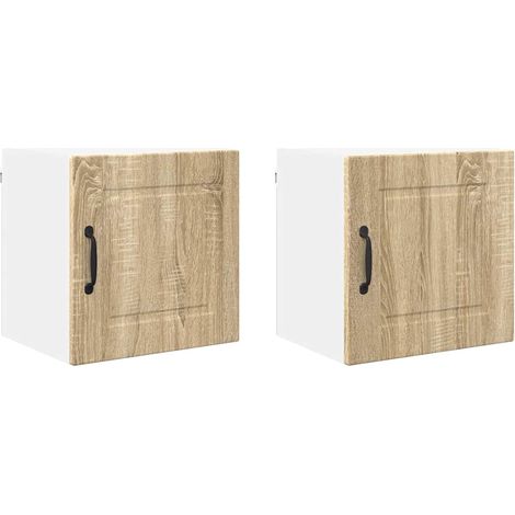 Meuble mural de cuisine,Armoire de cuisine 2 pcs Chêne Sonoma 40 x 31 x 40 cm CFW27760 (1/5)