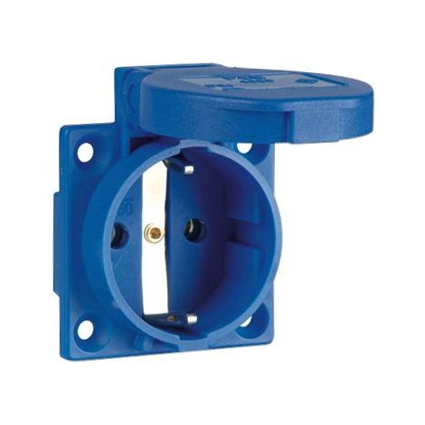 PCE MASCHINEN-SCHUKOSTECKDOSE BLAU (1050-0B 16A 3P IP54)