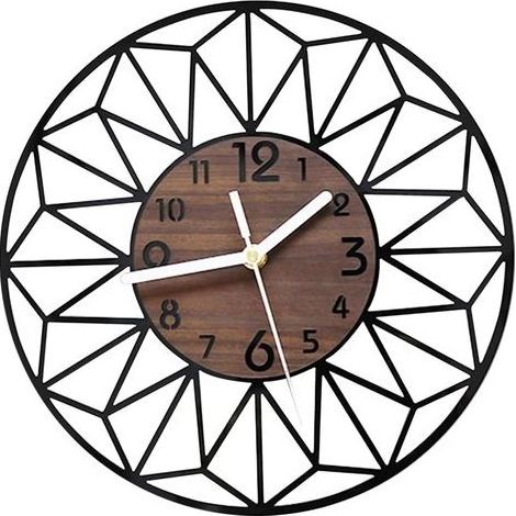Retro-Wanduhr, lautlos, 30 cm – Hochwertiges Acryl – Vintage-Dekoration für Wohnzimmer, Büro, Schlafzimmer – Leiser Betrieb – (1/5)