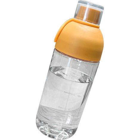 Gobelet isotherme en polycarbonate résistant aux hautes températures, portable et gradué, avec filtre orange, idéal pour la maison et les activités de plein air. (1/5)
