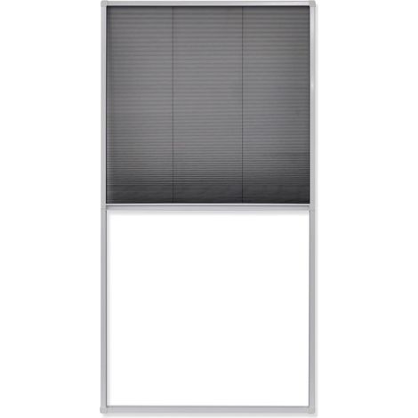 Plisse Insect Screen Window 80 x 160 cm vidaXL