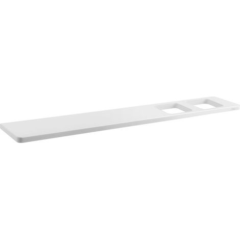 Sapho Abeline - Étagère, longueur 60 cm, 2 trous, blanc mat AB602-0101