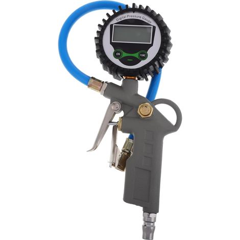 Manomètre de pression des pneus, manomètre de pression d'air, manomètre numérique, accessoires auto, manomètre de profondeur de pneu, outils auto, acier inoxydable (1/5)