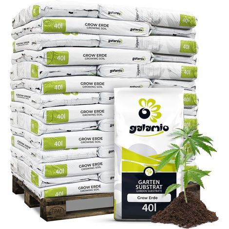 Galamio Grow Erde 40l x 42 Sack 1680l 42er