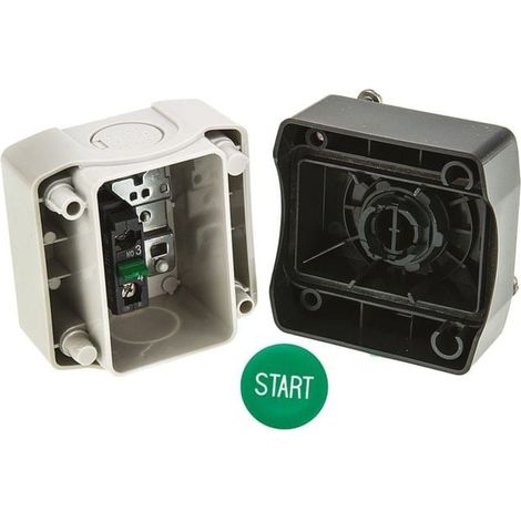 Cassetta di comando Harmony 1 pulsante verde afflosciato Ø22 START 1NA - XALD103