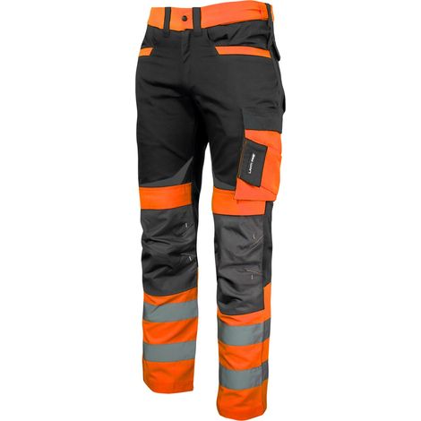 Pantalon de signalisation noir et orange, « S », CE, lahti (1/3)