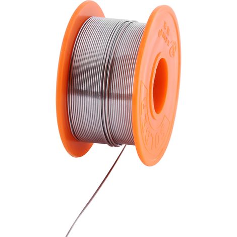 Fil à souder à âme de colophane 63/37, flux à 2 % d'étain, bobine de fil à souder pour fer à souder, diamètres 0,6/0,8/1,0 mm, 50 g (1/5)