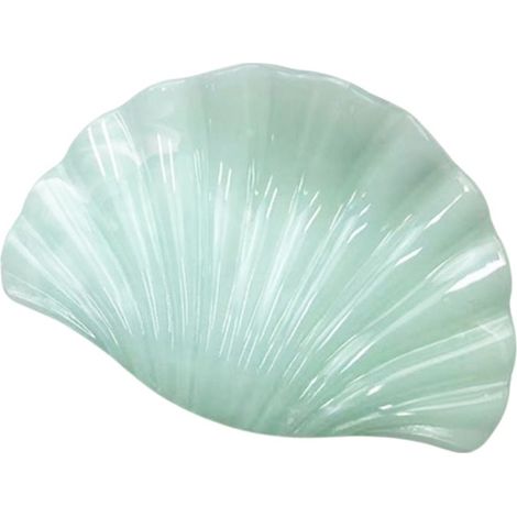 Pinza para el cabello con forma de concha XL, mármol, 8,5 x 5,7 cm SP423 (1/2)