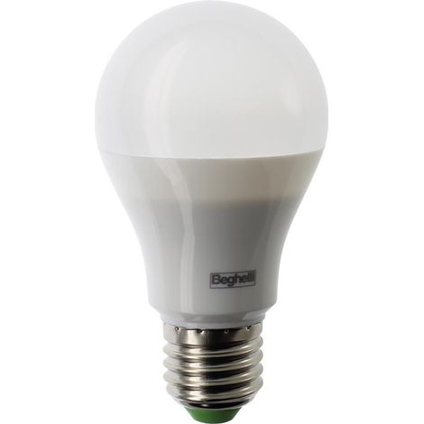 Lampadina led 1055lm 11w e27 6500k luce fredda beghelli 56875 (1/4)
