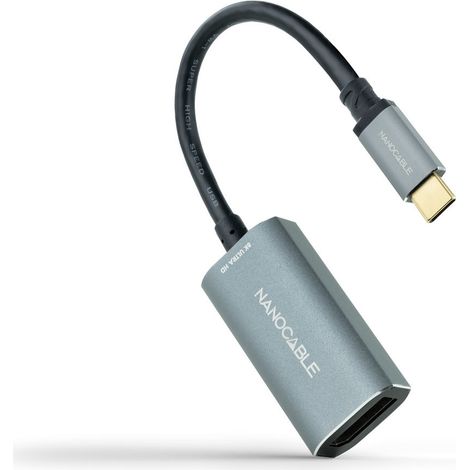 Usb-c zu Displayport Konverter Grau Nanocable 10.16.4104-g (1/2)