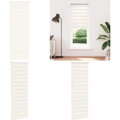 vidaXL Store zèbre beige marbré largeur du tissu 80,9 cm polyester (1/5)