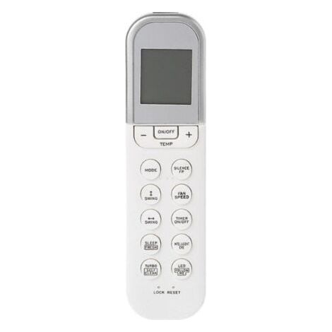 Télécommande universelle compatible avec climatiseurs Midea RG36F, BGEE RG36F2 et RG36F4 – Fonctionne avec systèmes split et monobloc – Batteries incluses