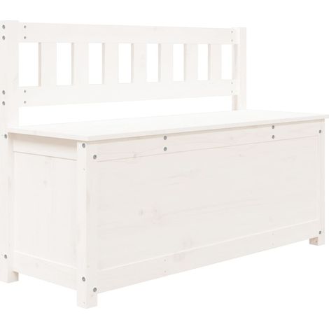 Banco banco 110 x 41 x 76,5 cm madera maciza de pino blanco 020010517 (1/5)