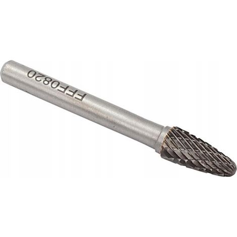 Raspa in tungsteno ovale lunga ¤12x25x66/6mm F