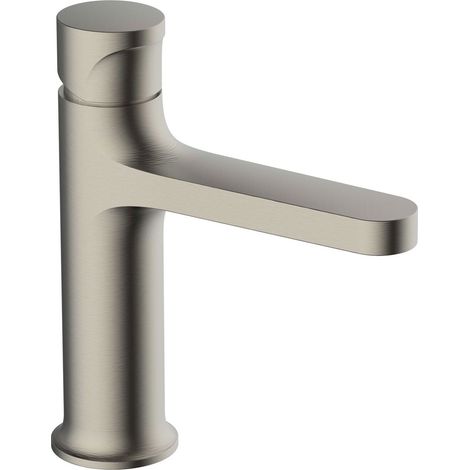 RAK Positano Brushed Nickel Basin Mixer Tap - RAKPOS3001N (1/2)