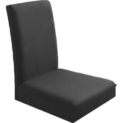 2 Housses de chaise, Tissu extensible, Protection anti-taches, Pour salle à manger (1/5)