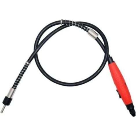 Adaptateur d'arbre flexible, mandrin de câble d'extension pour perceuse flexible compatible avec les meuleuses rotatives Dremel (6 mm)