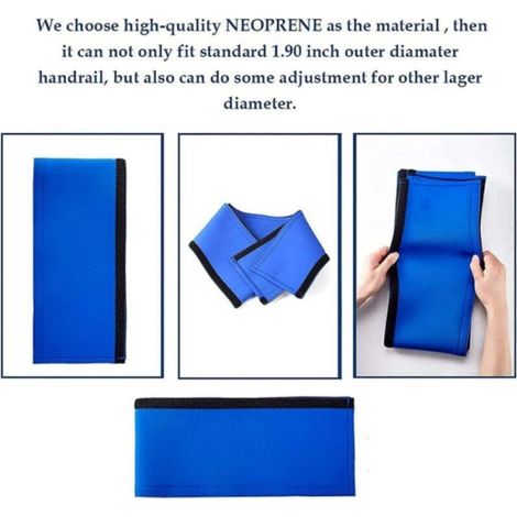 Housse de protection antidérapante pour rampes et escaliers de piscine standard (1/3)