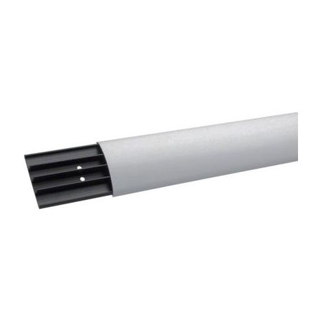 Hager Canaleta para cables gris claro 200 cm de ancho