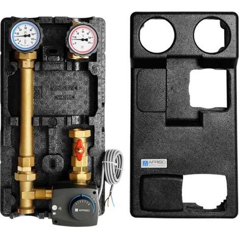 Afriso Mischerkreisgruppe PrimoTherm 180-2 DN25 KVS vario ohne Pumpe für einen gemischten Heizkreis