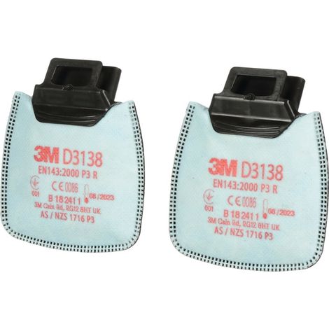 Paire de filtres à particules 3M D3138 P3 (1/2)