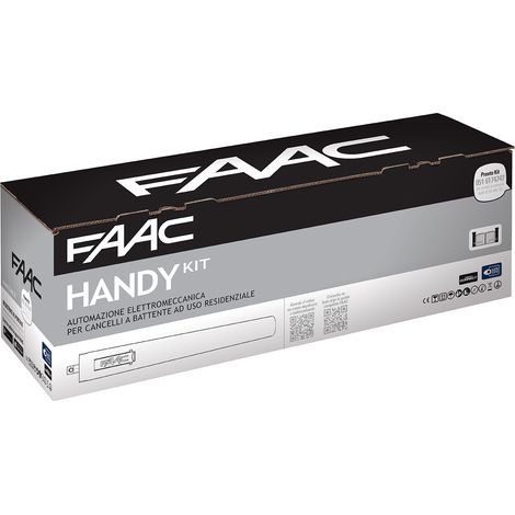 Handy Kit Automazione Elettromeccanica 24V Larg Max Anta 2,3m  Cancelli Battente Attuatori S418 (2,7 con elettroserratura)