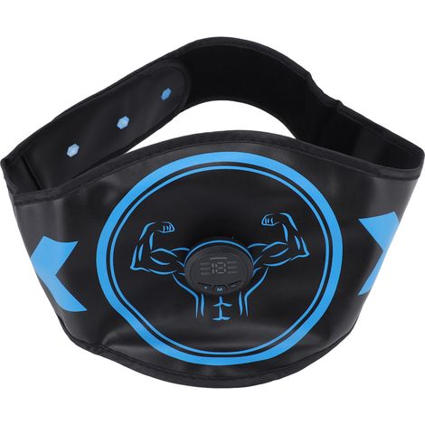 Ceinture abdominale de musculation, 6 modes, 19 niveaux d'intensité, batterie 150 mAh, pour tonifier les muscles du ventre et masser l'abdomen. (1/5)