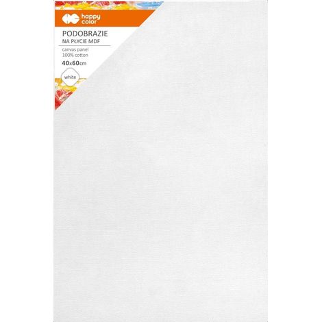 Lienzo de algodón de 40x60 cm, color blanco alegre.