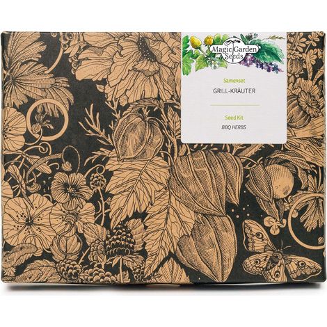 Herbes pour les grillades - set cadeau de graines avec 4 variétés aromatiques (1/5)