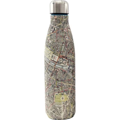 Bouteille isotherme en inox 50 cl City map Modèle 2