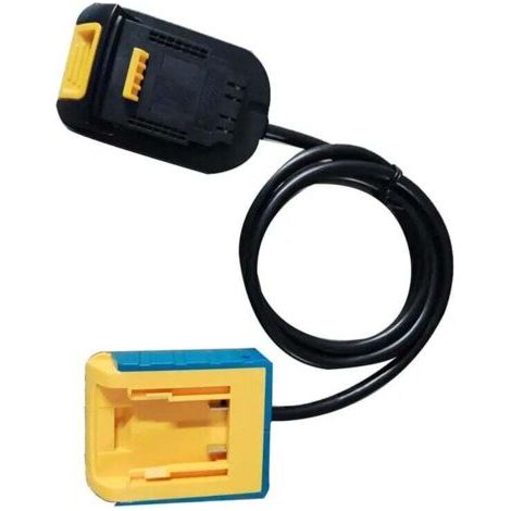 Cordon d'extension de la batterie Câble d'extension de l'interface de l'outil Convient aux batteries et outils DEWALT à interface au lithium (1/5)