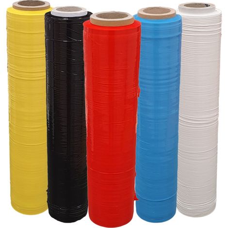 IMBALLAGGI 2000 - Film Estensibile Imballaggio Bianca, 1 Rotolo 160Mx30MYx50H cm per Imballaggio Multiuso, Pellicola Imballaggio Extra Resistente, Rotoli Imballaggio per Spedizioni e Trasloco
